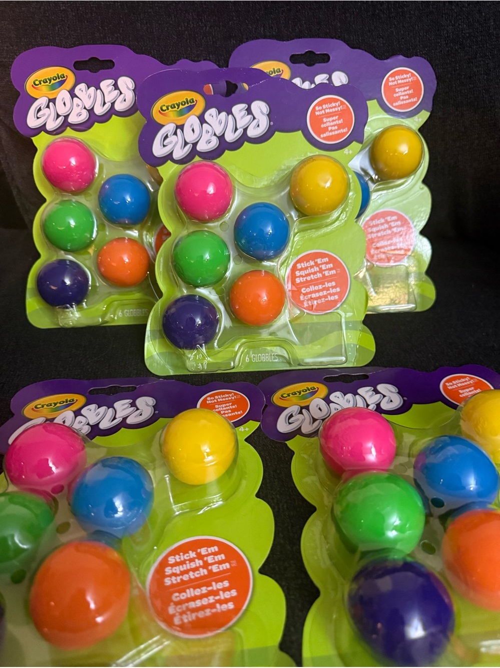 Bundle of 5 Crayola Globbles Sensory Toys